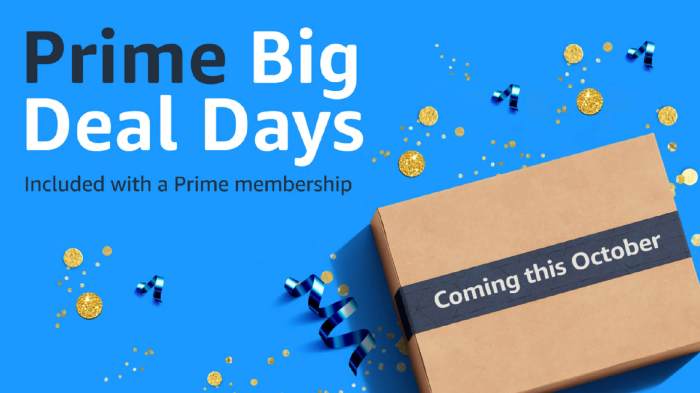 Amazon prime big deal days announcement