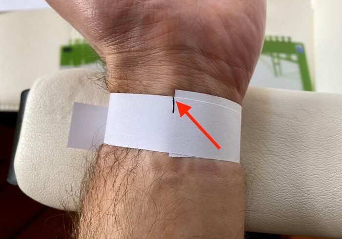 Apple watch solo braided loop new band strap measure wrist