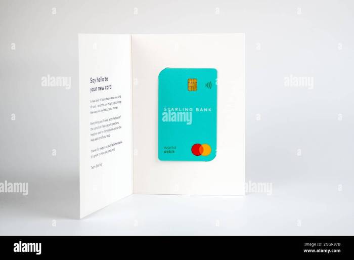 Starling bank portrait mastercard debit card uk