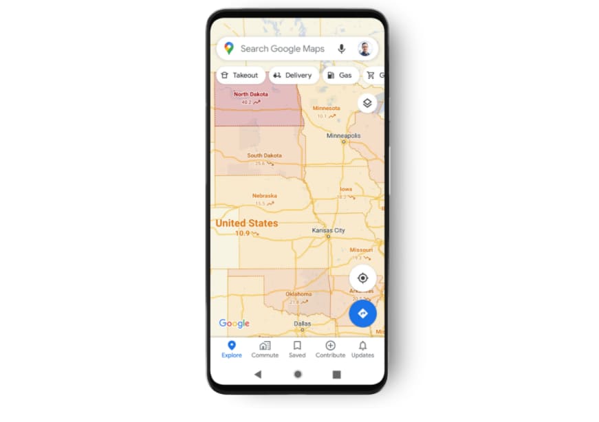 Google maps psa covid 19 warning doctor