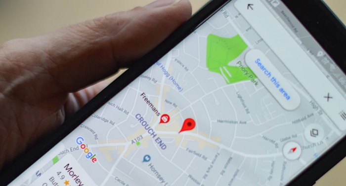 Google maps psa covid 19 warning doctor