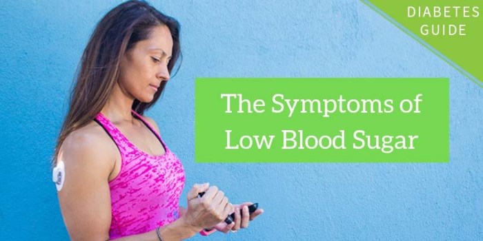 Low blood sugar symptoms treatment