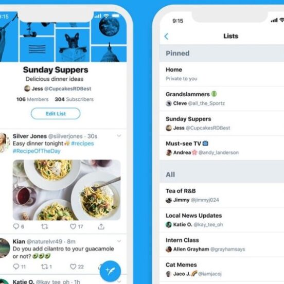 Twitter lists alternative timeline swipe feeds pinned follow people feature update