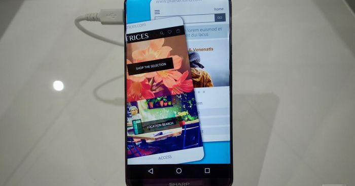 Phone concept sharp aquos curved crystal phones curve be next design could behance