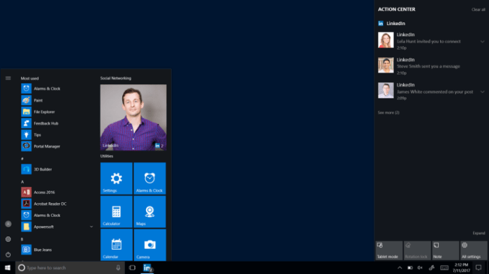 Linkedin comes app windows an as bulletin cio ciobulletin Microsoft linkedin windows 10 app