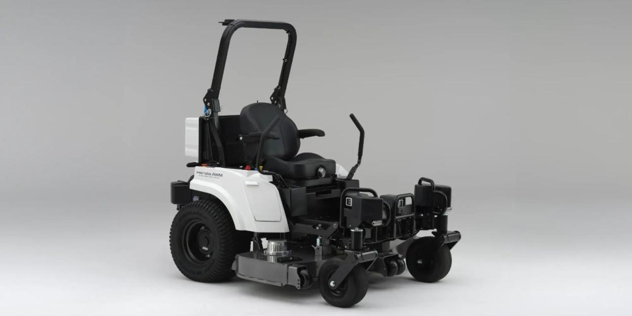 Honda autonomous work vehicle solar energy site