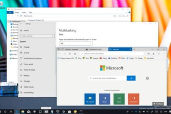 Microsoft windows 10 tabs file explorer sets feature