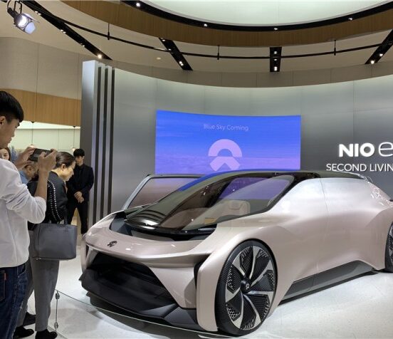 Autonomous car start up nio unveiled self driving concept vehicle sxsw