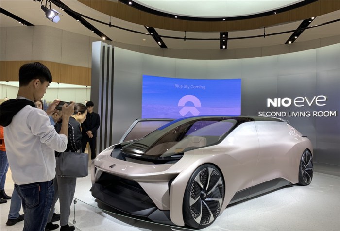 Autonomous car start up nio unveiled self driving concept vehicle sxsw