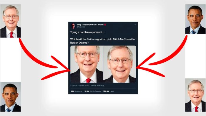 Twitter photo cropping algorithm ai bias bug bounty results