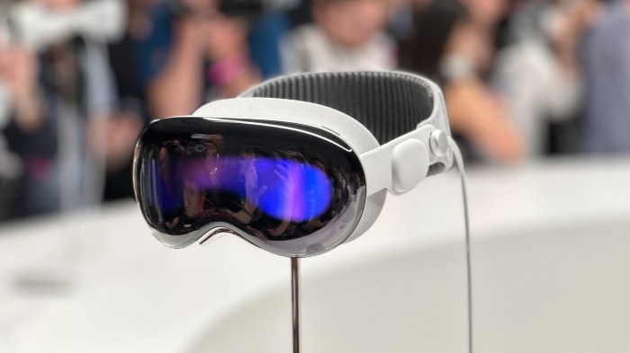 Apple vision pro headset virtual reality vr headset
