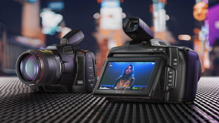 Blackmagic camera 6k cinema canon cameras Blackmagic pocket cinema 6k pro camera improved screen battery