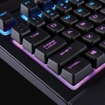 Corsair k68 rgb keyboard waterproof snack proof dust ip32 rated led colors