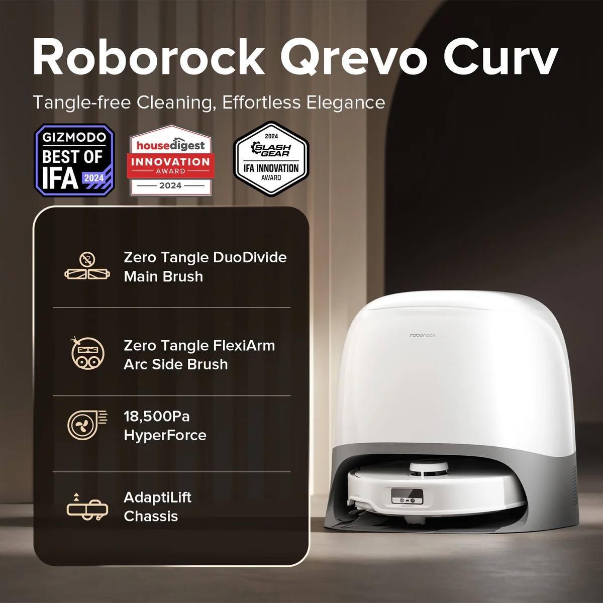 Roborock qrevo curv robot vacuum an elegant unstoppable cleaning machine