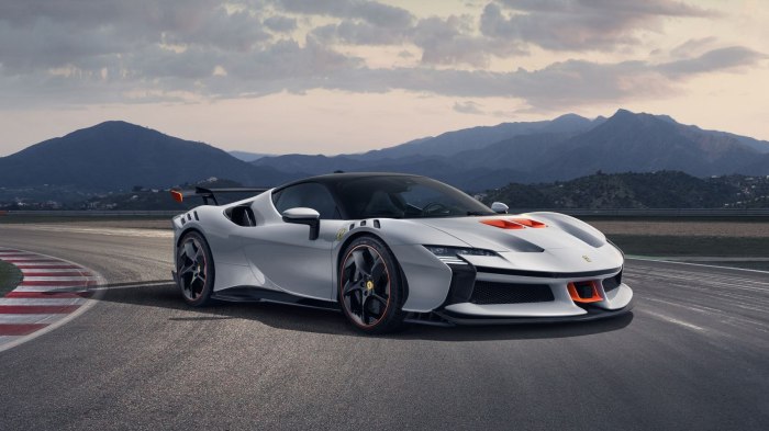 Ferrari sf90 stradale plug in hybrid electric car range specs features