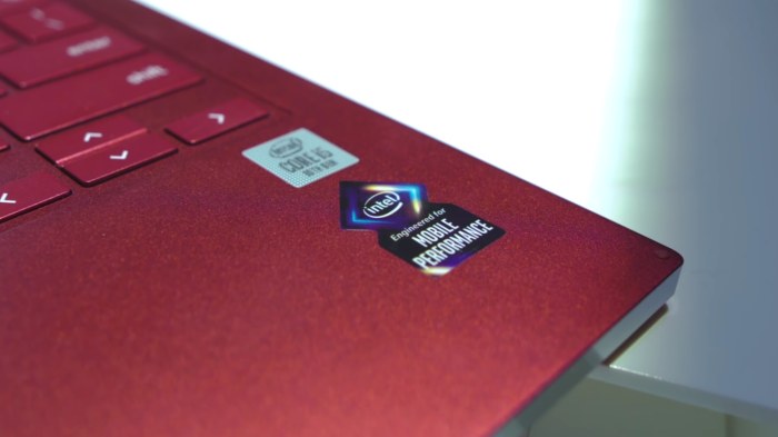Intel project athena mobile engineered performance label visual indicator laptops battery