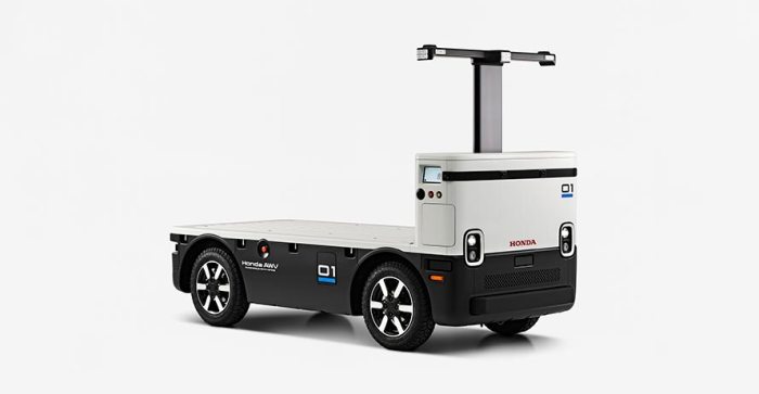 Honda autonomous work vehicle solar energy site