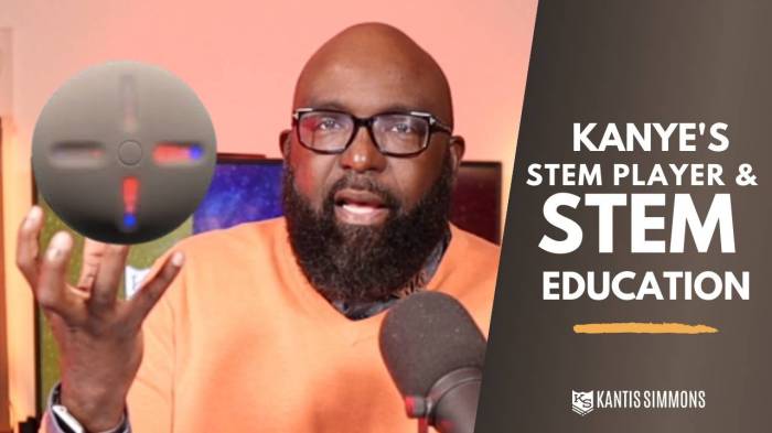 Stem player projector kanye west ye kano computing