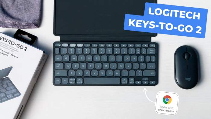 Logitechs keys to go 2 keyboard grows up but is still very lightweight and slim