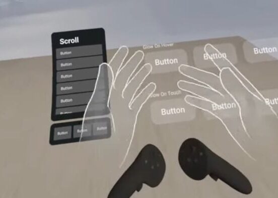 Meta quest pro hand tracking direct touch v50