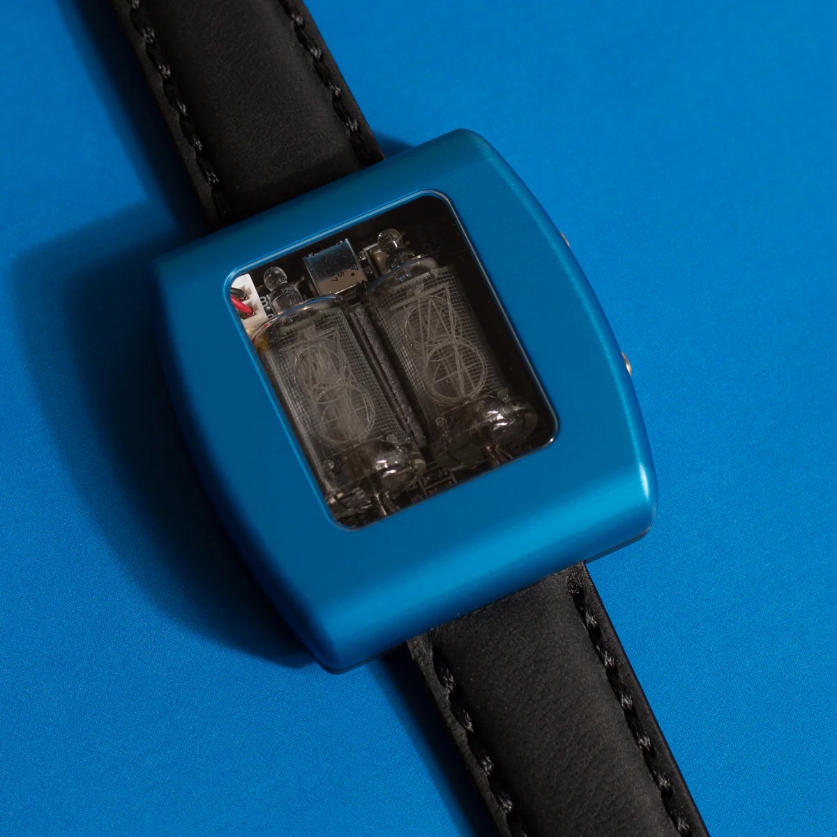 Tube nixie impressive features core77 caption optional enter Square nixie watch gallery