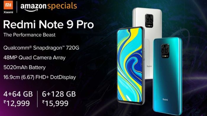 Redmi note 9 pro specs