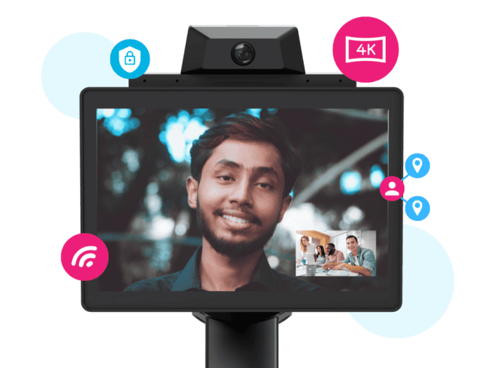Telepresence robot home ohmni