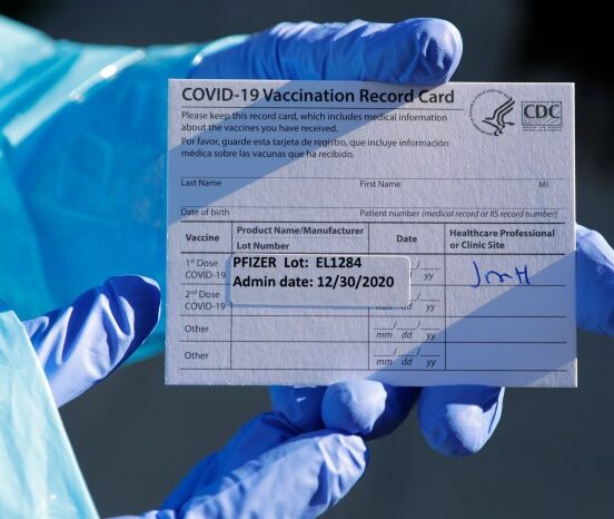 Covid vaccine certification passport biden
