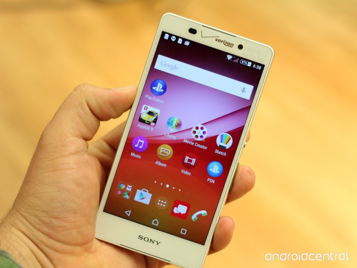 Sony xperia z4v hands on photos verizon