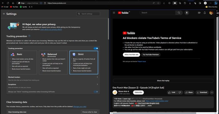 Youtube ad blocker crackdown broadening