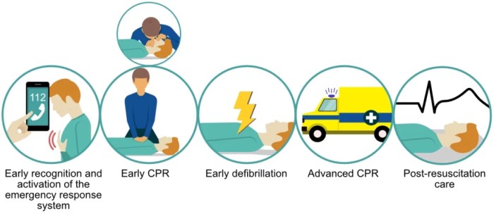 Cardiac arrest women cpr emergency