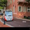 Navya self driving driverless bus vienna collision pedestrian