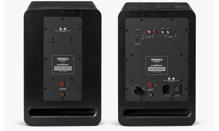 Shinola speakers studio quality