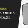 Tesla model x sunshade windshield