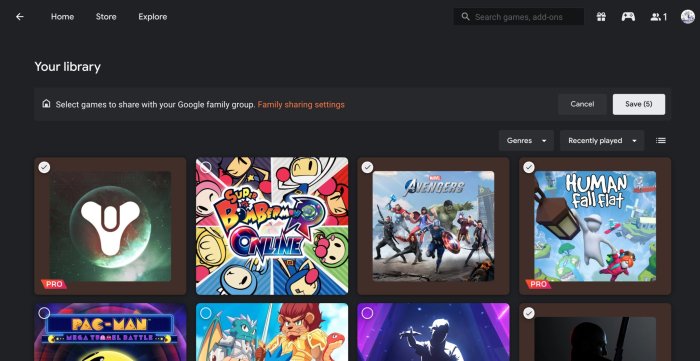 Stadia android gets search bar but theres catch