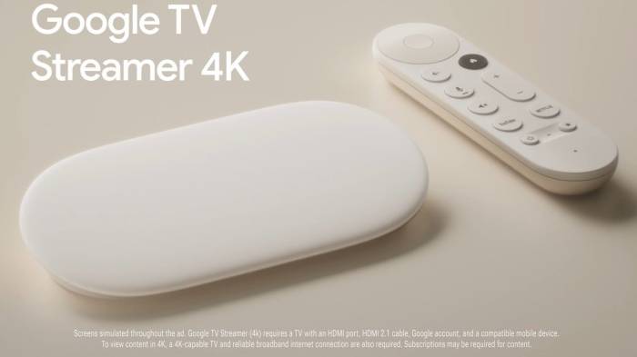 The google tv streamer launch