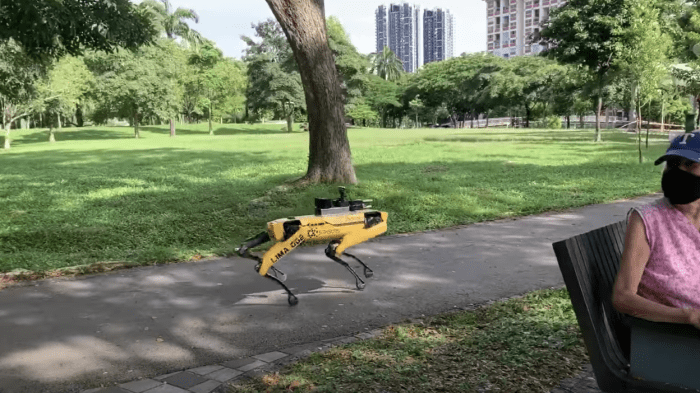 Implementing distancing dynamics