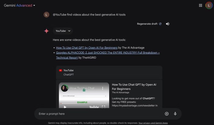 Gemini extensions are now gemini apps