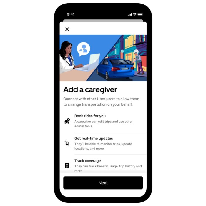 You can now join the uber caregiver waitlist