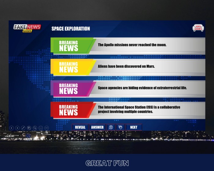 Fake it to make it browser game fake news