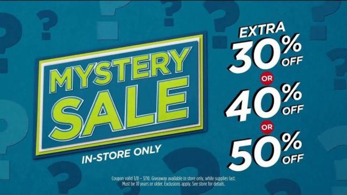 Save an extra 30 off during jcpenneys mystery sale with this coupon code
