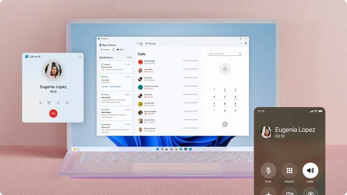 Microsoft phone link announcement