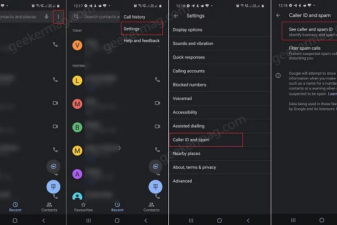 Google phone app verified calls lg samsung context fraud spam reduction