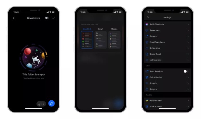 Spark email app windows mac ios android system