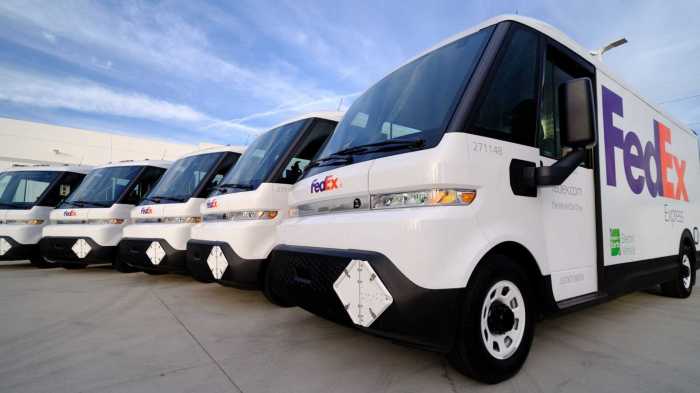Gms brightdrop electric van ev600 ev410 delivery