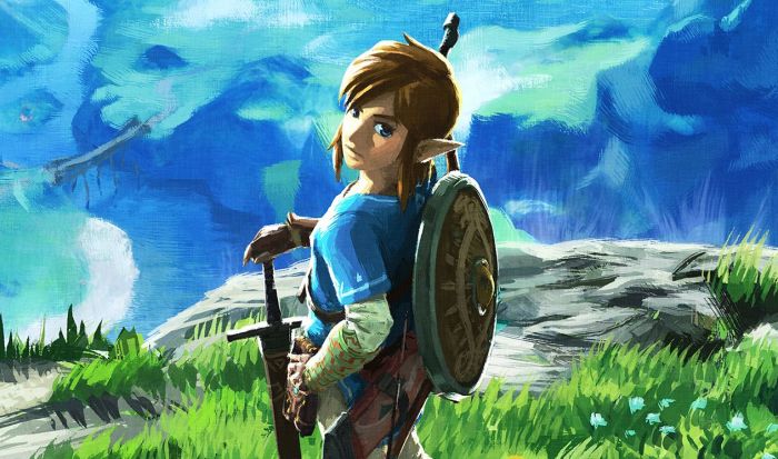 Legend of zelda breath of the wild box art