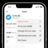 Twitter edit button blue test