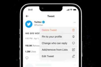 Twitter edit button blue test