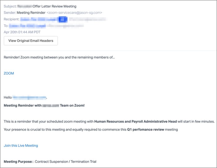 Zoom escaper sabotage meetings fake audio problems