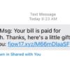 Verizon spam texts own number confirms statement